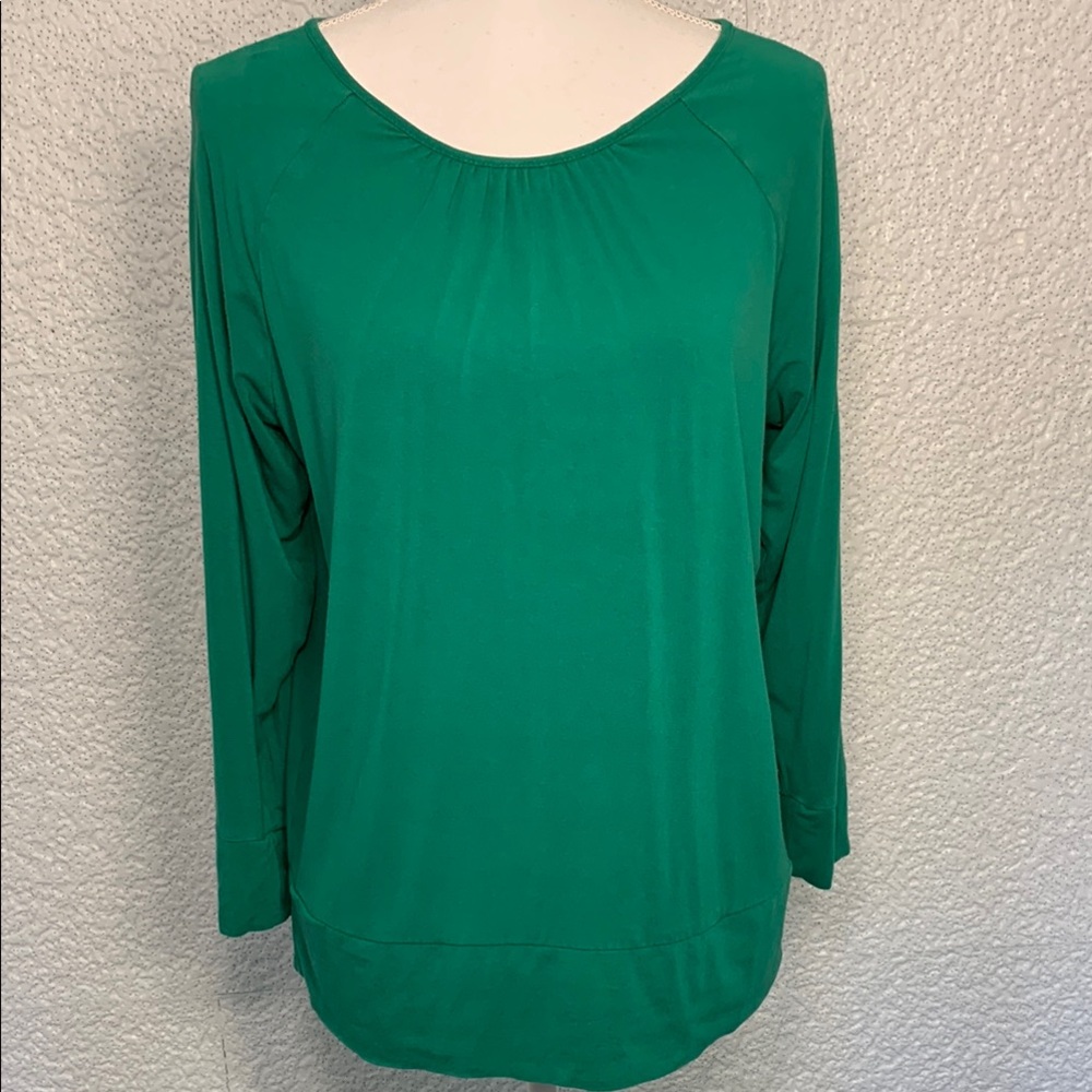 Coldwater Creek size medium 10/12 Women's Green Long Sleeve Top